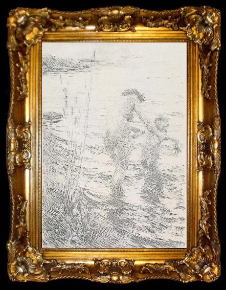 framed  Anders Zorn en premiar III, ta009-2
